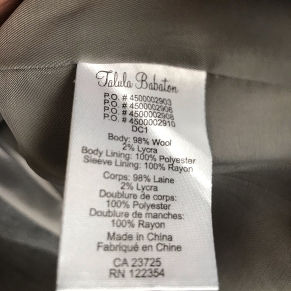 Aritzia Babaton wool boyfriend blazer - Picture 6 of 6